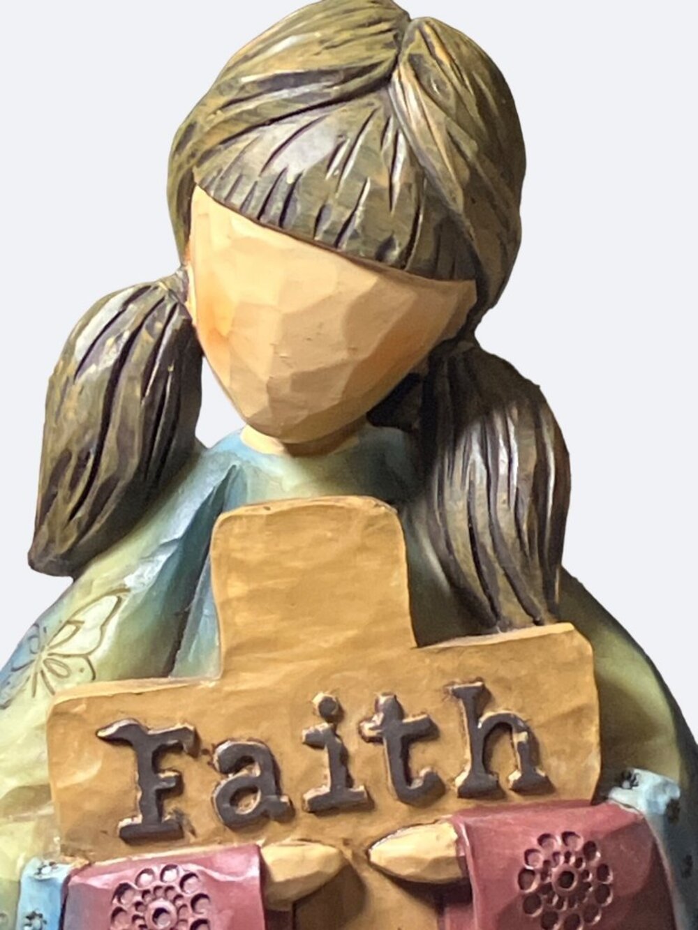 Carson Home Accents FAITH Angel by Robin Davis Studio 10 Inch - Picture 2 of 13